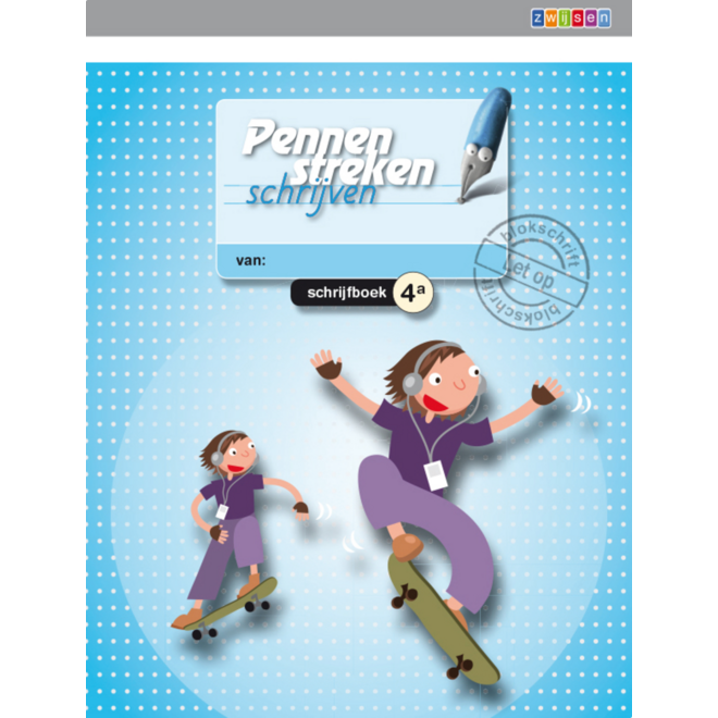 Pennenstreken 2 groep 4 - schrijfboek 4A blokschrift (5 stuks)