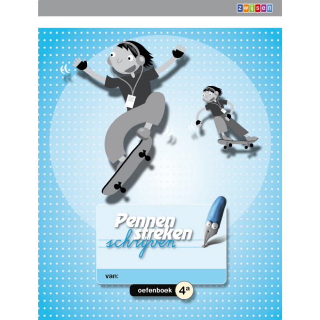 Pennenstreken 2 groep 4 - oefenboek 4A verbonden schrift (5 stuks)