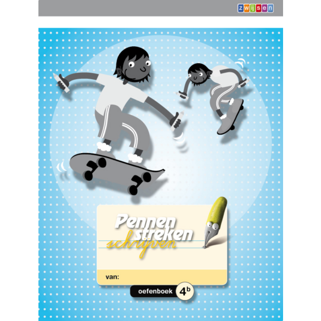 Pennenstreken 2 groep 4 - oefenboek 4B verbonden schrift (5 stuks)