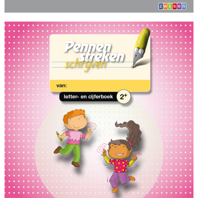 Pennenstreken 2 groep 1-2 - letter-en cijferboek