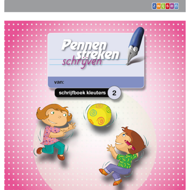 Pennenstreken 2 groep 1-2 - schrijfboek kleuters