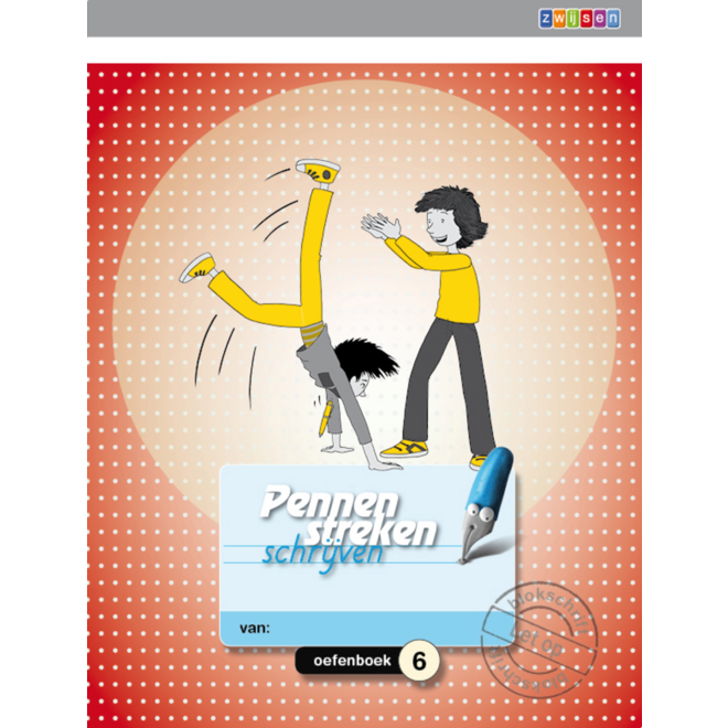 Pennenstreken 2 groep 6 - oefenboek 6 blokschrift (5 stuks)