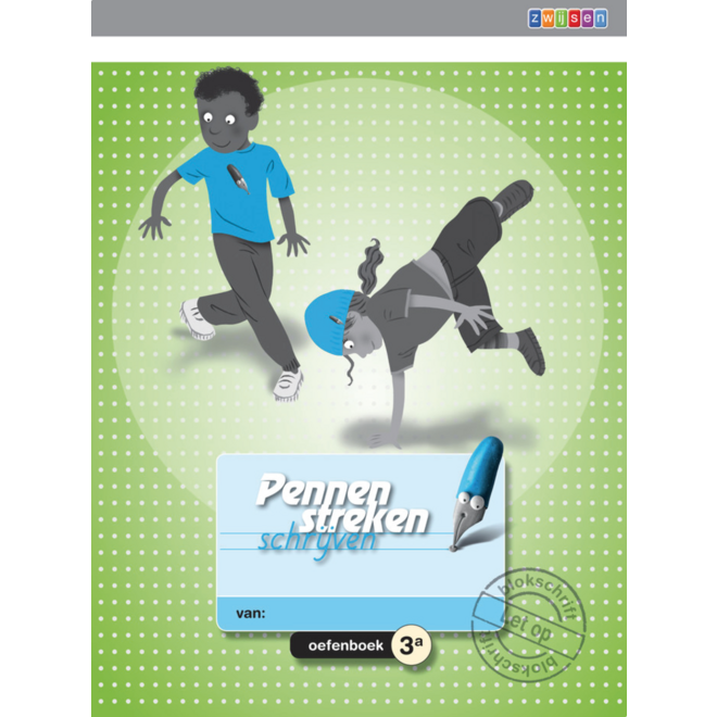 Pennenstreken 2 groep 3 - oefenboek 3A blokschrift (5 stuks)