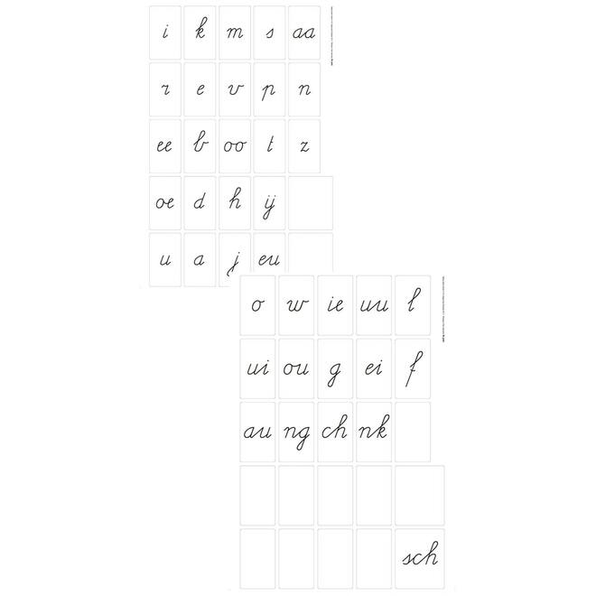 Veilig leren lezen Zoem stickers bij Pennenstreken (verbonden schrift)