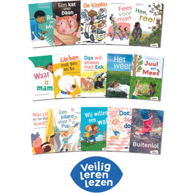 Veilig leren lezen Zoem pakket leesboeken anker 6 (15 titels)