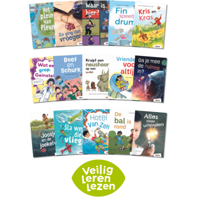 Veilig leren lezen Zoem pakket leesboeken anker 8 (15 titels)