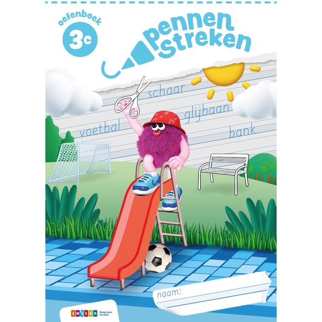 Pennenstreken 3 groep 3 oefenboek blokschrift 3C (5 stuks)