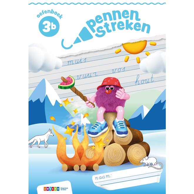 Pennenstreken 3 groep 3 oefenboek verbonden schrift 3B