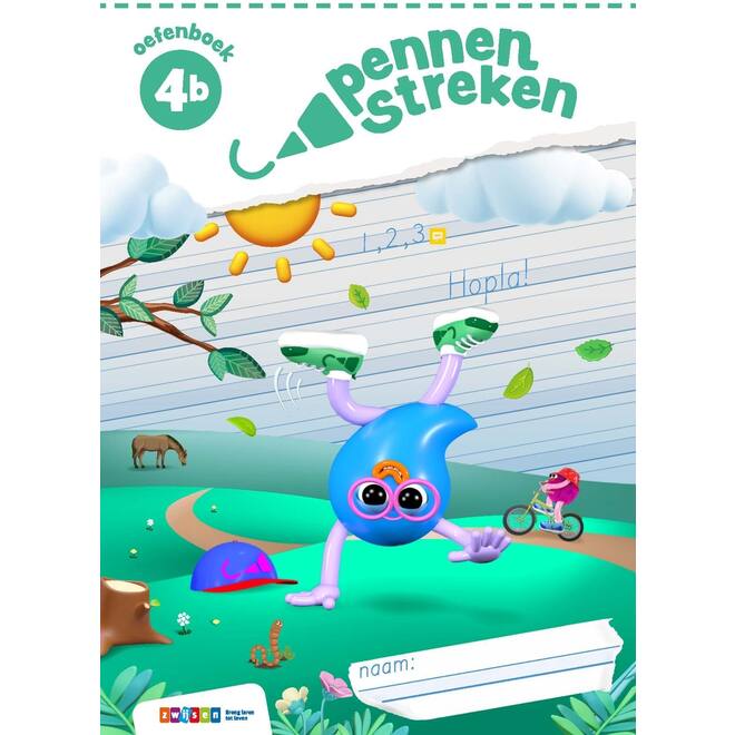 Pennenstreken 3 groep 4 oefenboek blokschrift 4B