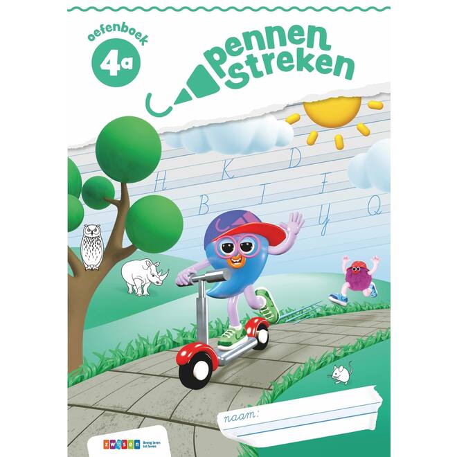 Pennenstreken 3 groep 4 oefenboek verbonden schrift 4A (5 stuks)