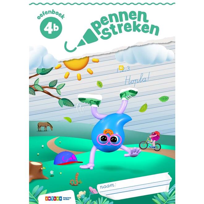 Pennenstreken 3 groep 4 oefenboek verbonden schrift 4B (5 stuks)