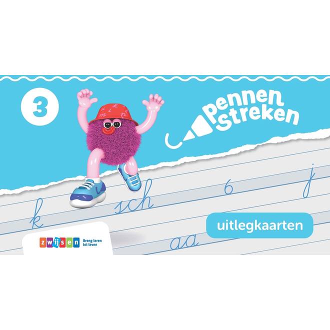 Pennenstreken 3 groep 3 uitlegkaarten verbonden schrift