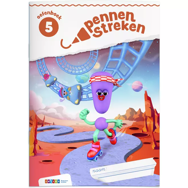 Pennenstreken 3 groep 5 oefenboek verbonden schrift (5 stuks)