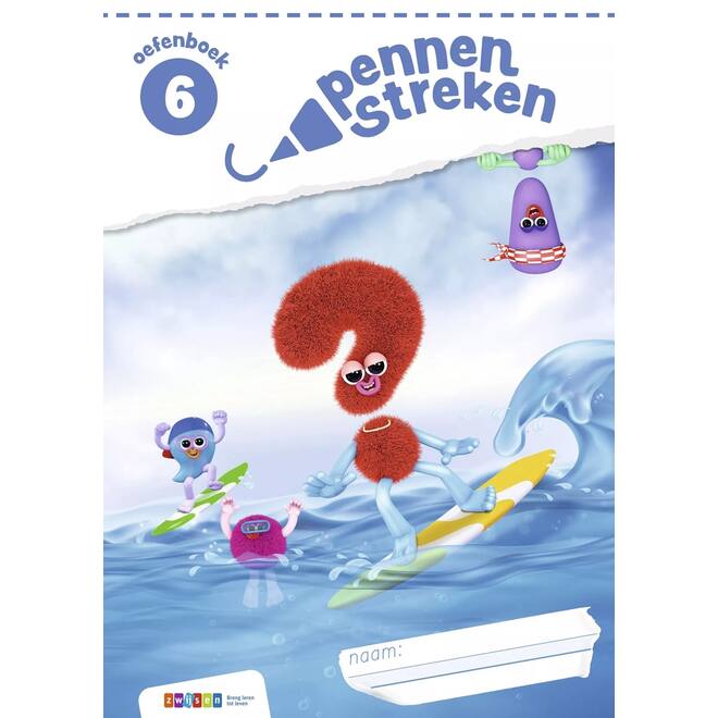 Pennenstreken 3 groep 6 oefenboek blokschrift (5 stuks)