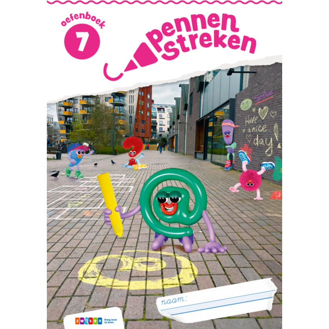 Pennenstreken 3 groep 7 oefenboek verbonden schrift (5 stuks)