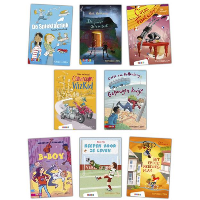 Pakket Toneellezen groep 7 (8 titels)