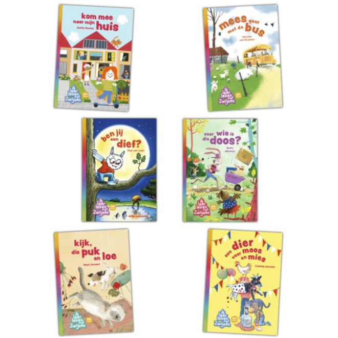 Pakket ik leer lezen met Zwijsen AVI start (6 titels)