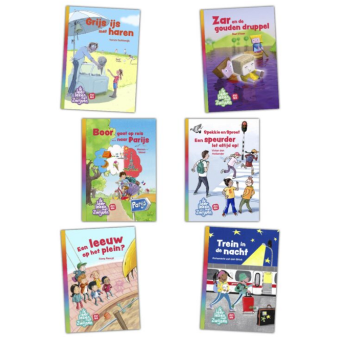 Pakket ik leer lezen met Zwijsen AVI M4 (6 titels)