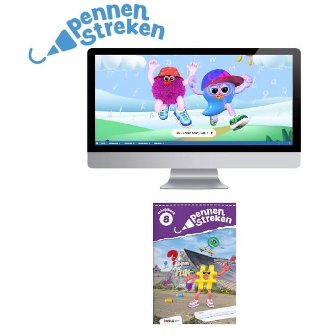 Pennenstreken 3 Leerpakket BLOKSCHRIFT groep 8