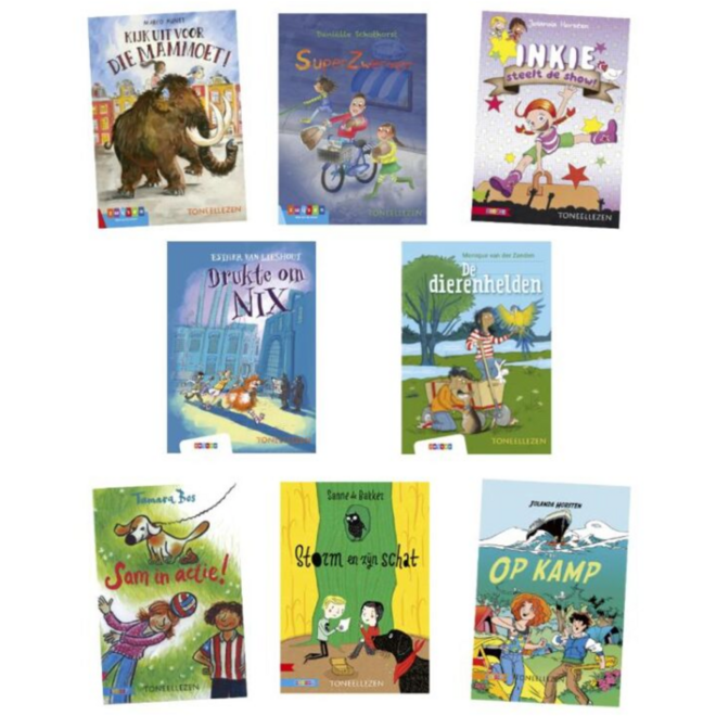 Toneellezen pakket groep 5 (8 titels)
