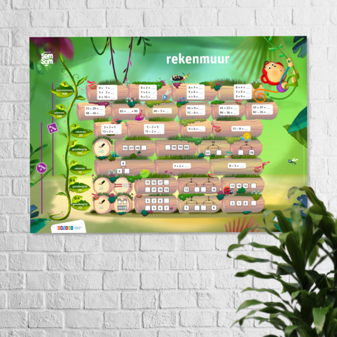 Semsom poster rekenmuur
