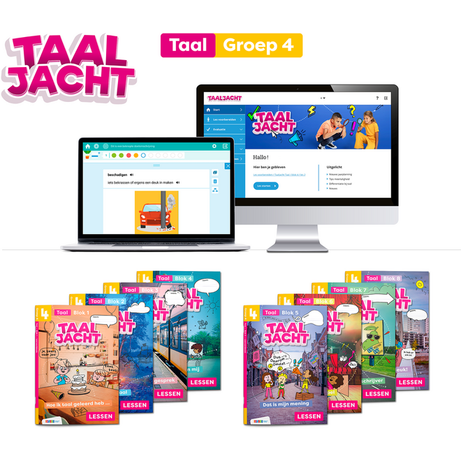 Taaljacht Taal Leerpakket groep 4