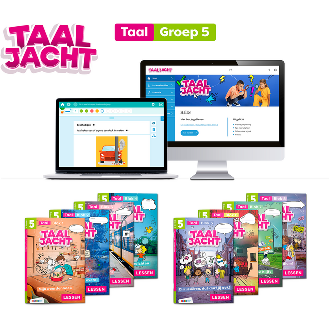 Taaljacht Taal Leerpakket groep 5