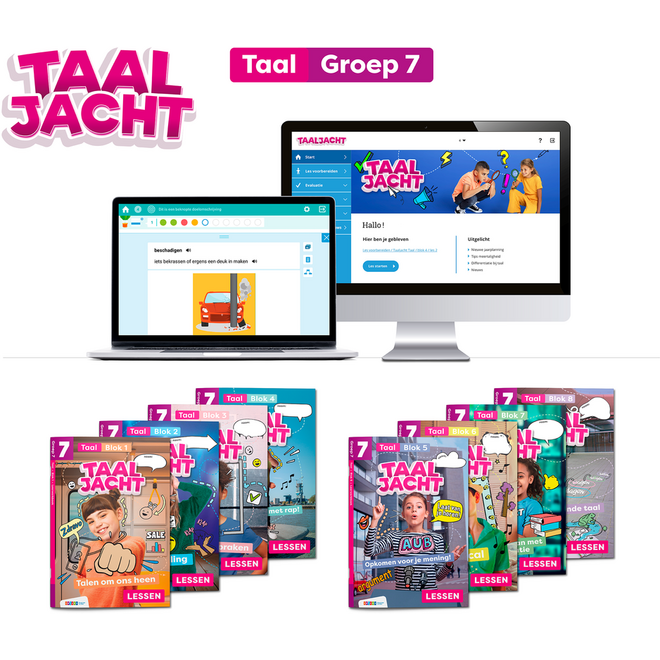 Taaljacht Taal Leerpakket groep 7