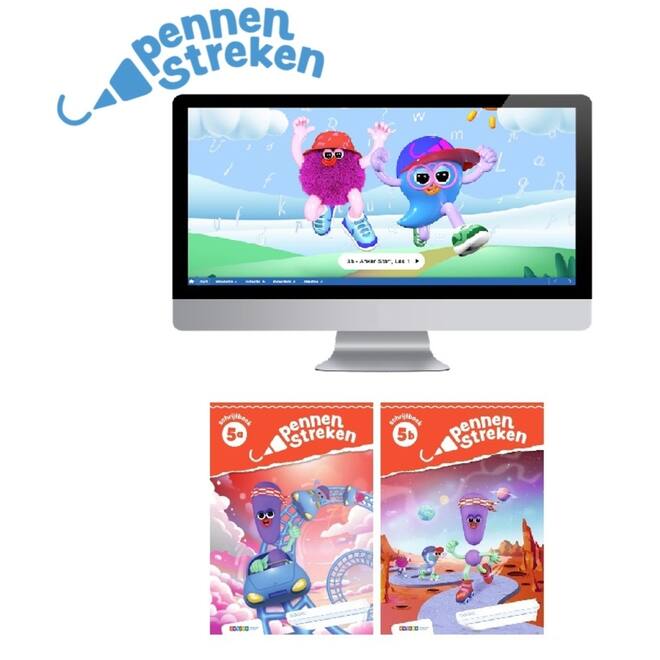 Pennenstreken 3 Leerpakket BLOKSCHRIFT groep 5
