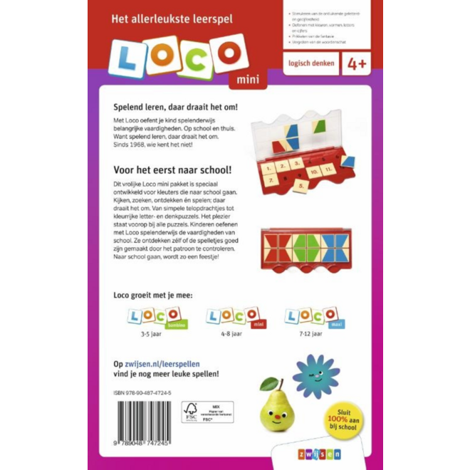 Loco Mini: pakket ik ga naar de kleuterklas