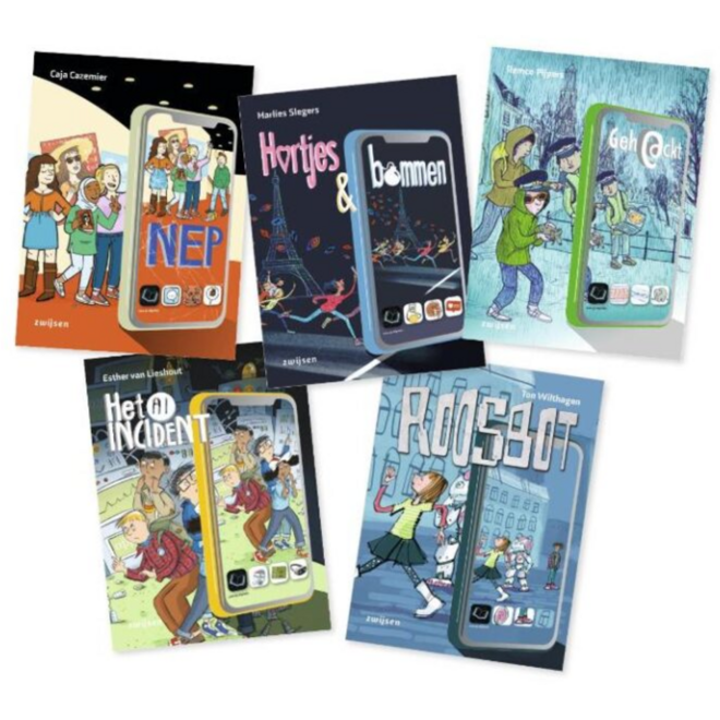 Pakket Lees je digiwijs groep 7-8 (5 titels)