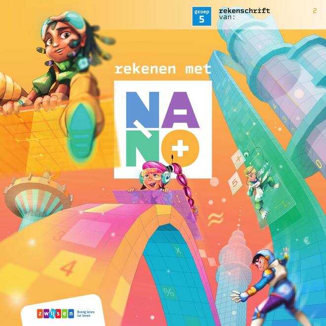 Nano groep 5 ruitjesschrift 2 (5 stuks)