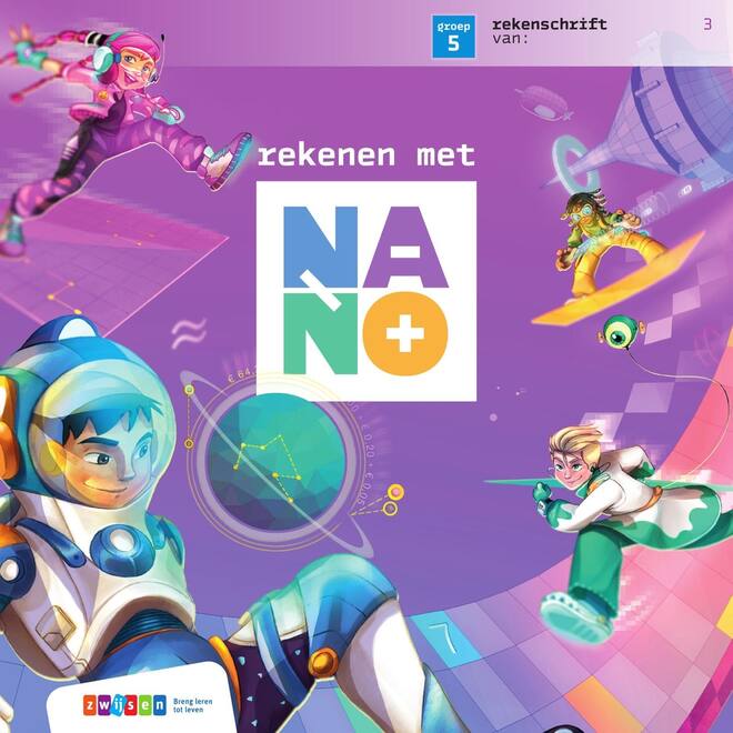 Nano groep 5 ruitjesschrift 3 (5 stuks)