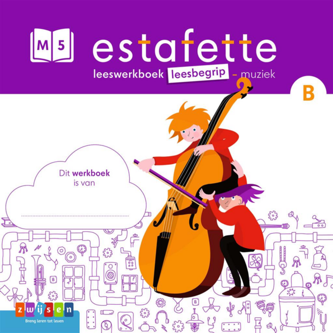 Estafette 3 leeswerkboek leesbegrip M5-B (5 stuks)