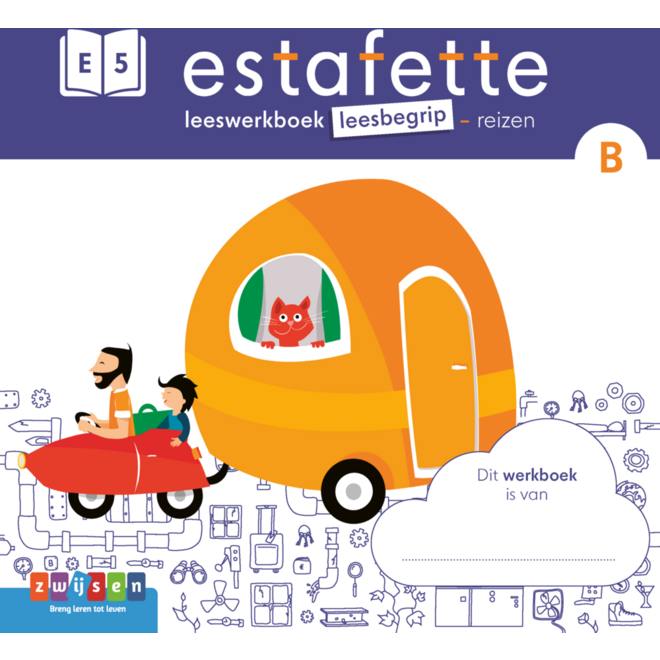 Estafette 3 leeswerkboek leesbegrip E5-B (5 stuks)