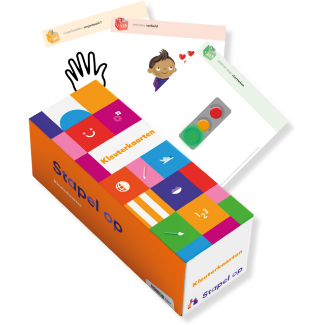 Stapel op groep 1-2 kleuterkaarten