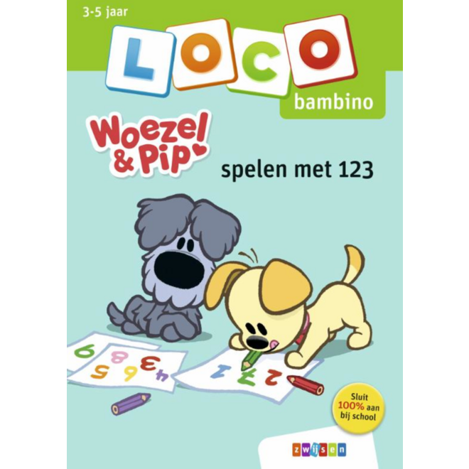 Loco Bambino: Opdrachtboekje Woezel & Pip spelen met 123