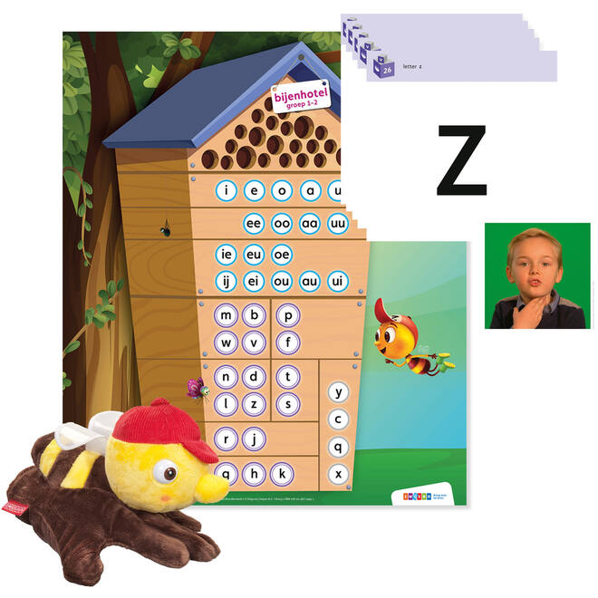 Stapel op groep 1-2 op weg naar Veilig leren lezen Zoem pakket