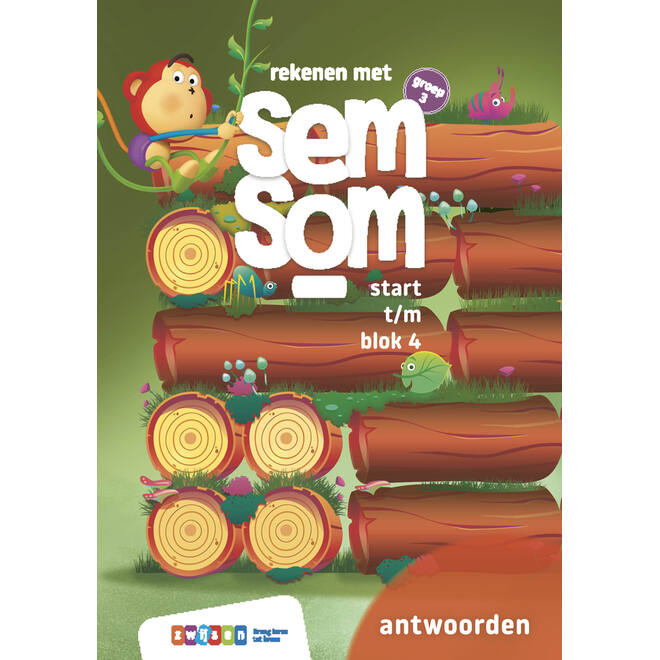 Semsom groep 3 antwoordenboek rekenmuur blok start t/m 4
