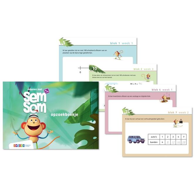 Semsom groep 4 opzoekboekje