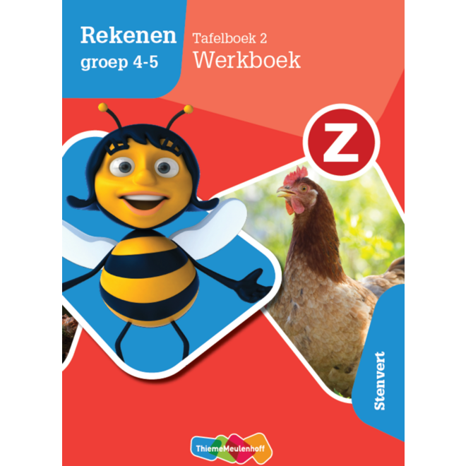Z-Rekenen groep 4-5 Tafelboek 2 Werkboek - Stenvert