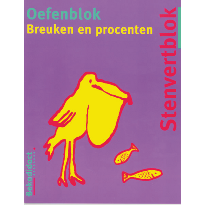 Oefenblok breuken/procenten groep 7-8 (5 stuks)
