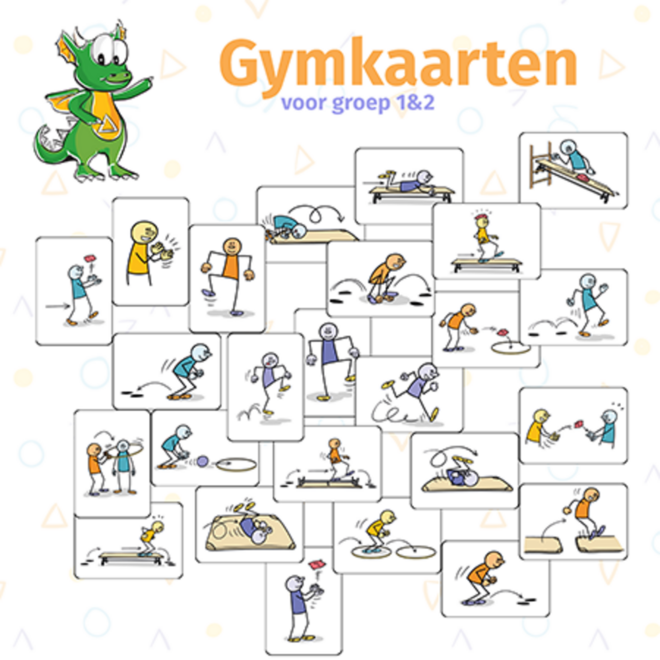 Delta.school (Delta de Draak) spelkaarten gym