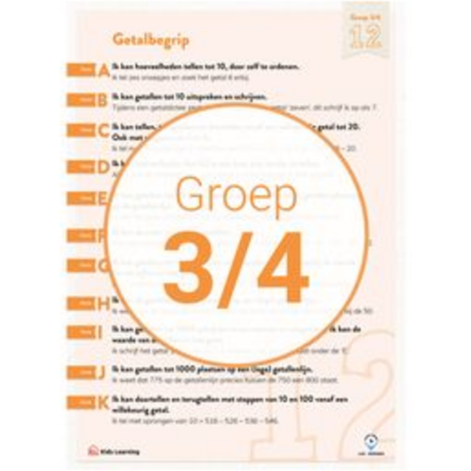 LDO Rekenen Doelenposters, groep 3/4