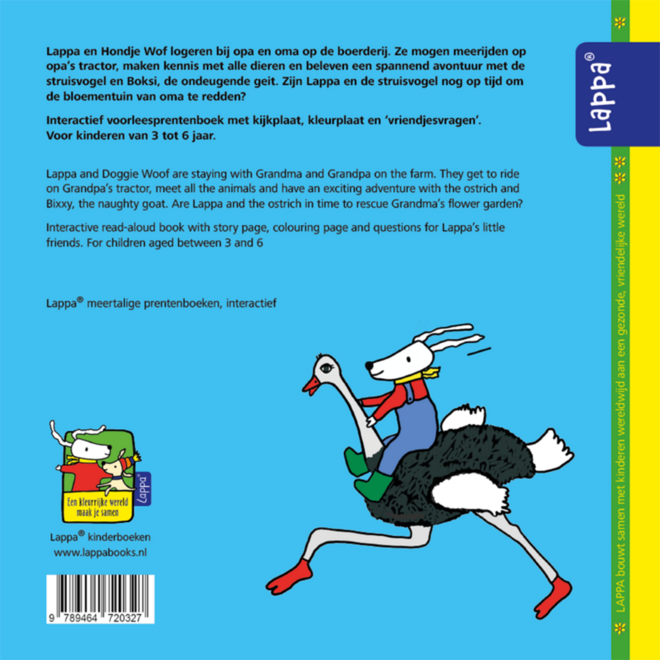 Lappa Kids - Lappa op de boerderij (Nederlands - Engels)