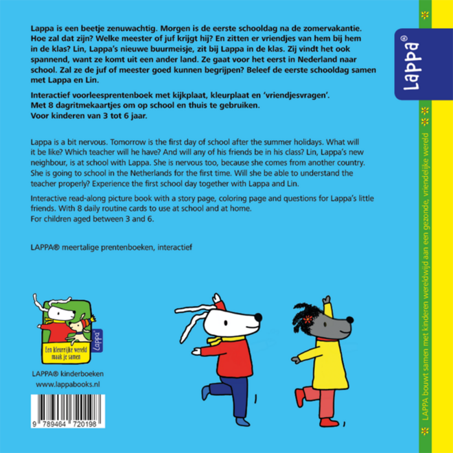 Lappa Kids - Lappa gaat naar school (Nederlands - Engels)