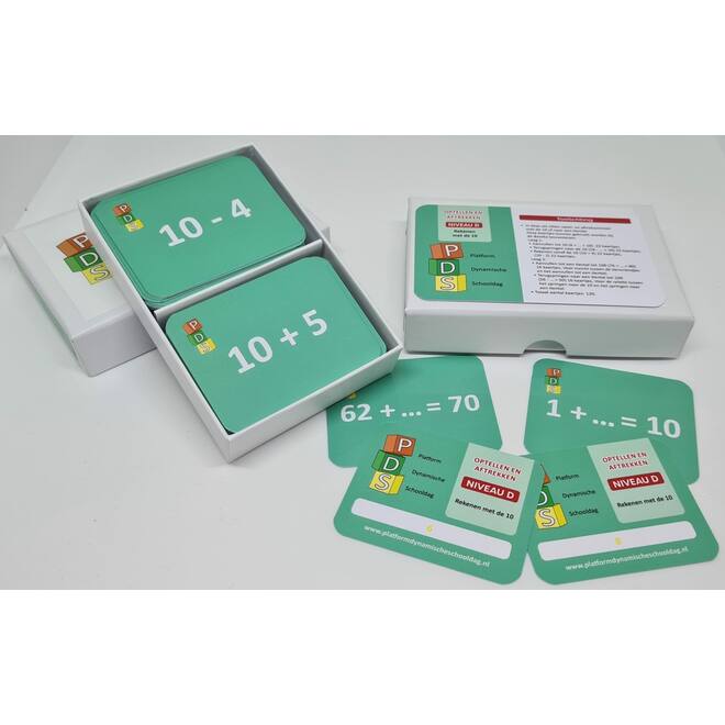 Dynamische schooldag Bewegend leren Box 2 Optellen en aftrekken