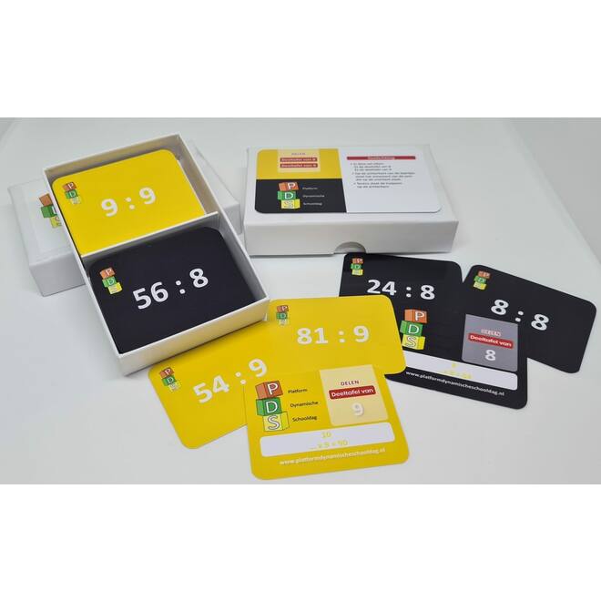 Dynamische schooldag Bewegend leren Box 4 Deelkaartjes
