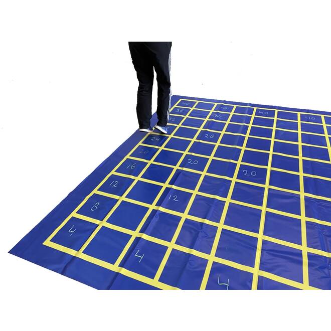 Dynamische schooldag Bewegend leren Mat 6 100-veld