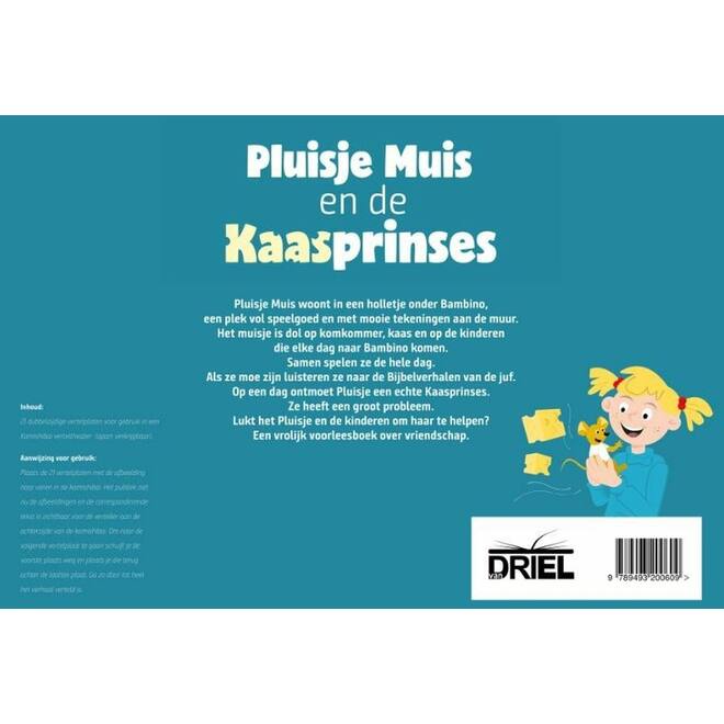 Pluisje muis en de kaasprinses Kamishibai vertelplaten